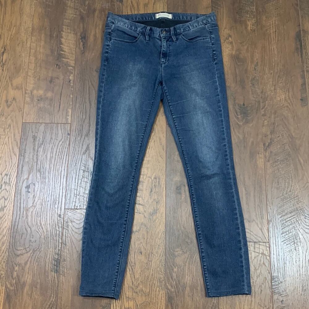 Madewell Mid-Rise Skinny Navy Blue Ankle Jeans